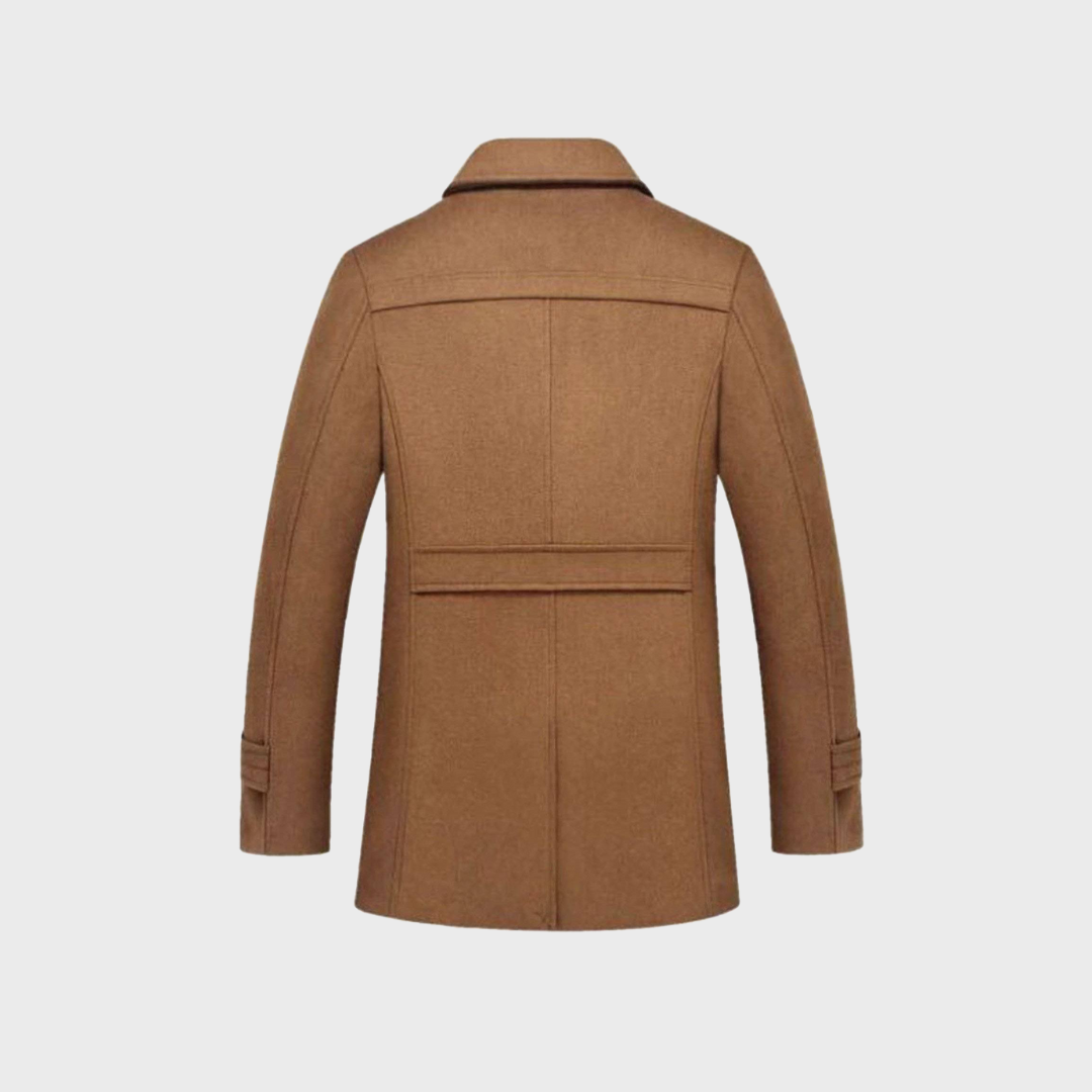 Andrzej | Cappotto classico in lana tipo peacoat