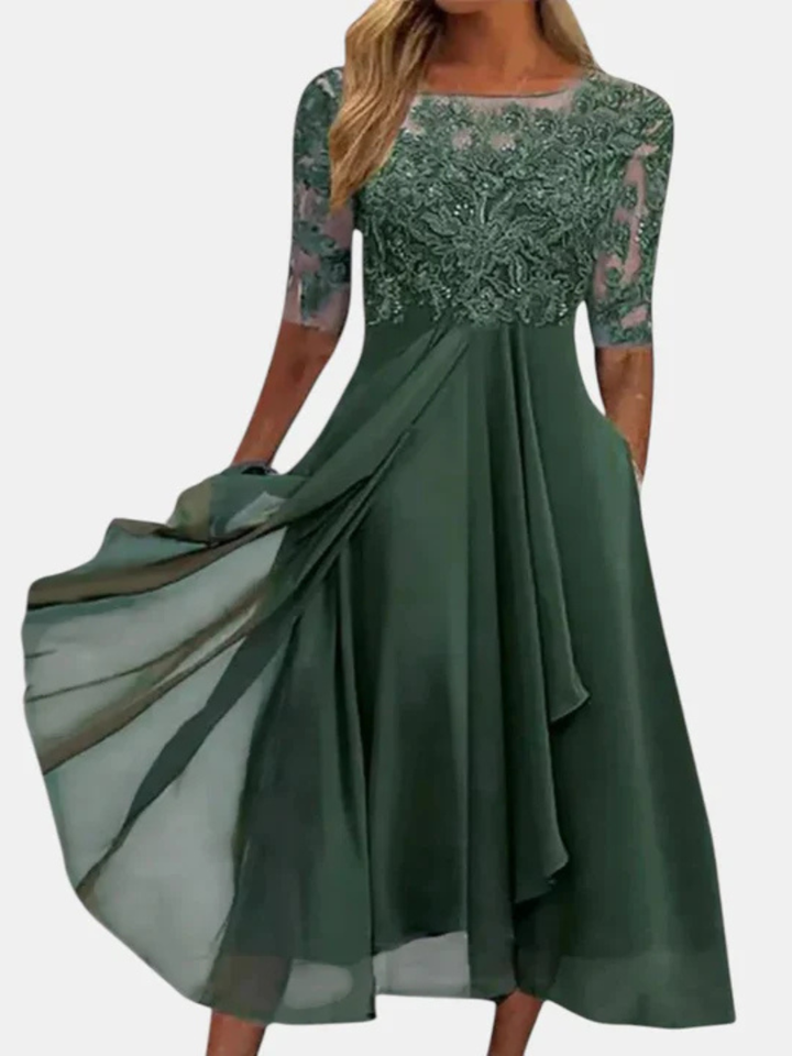 Rhonda™ | Abito elegante in pizzo
