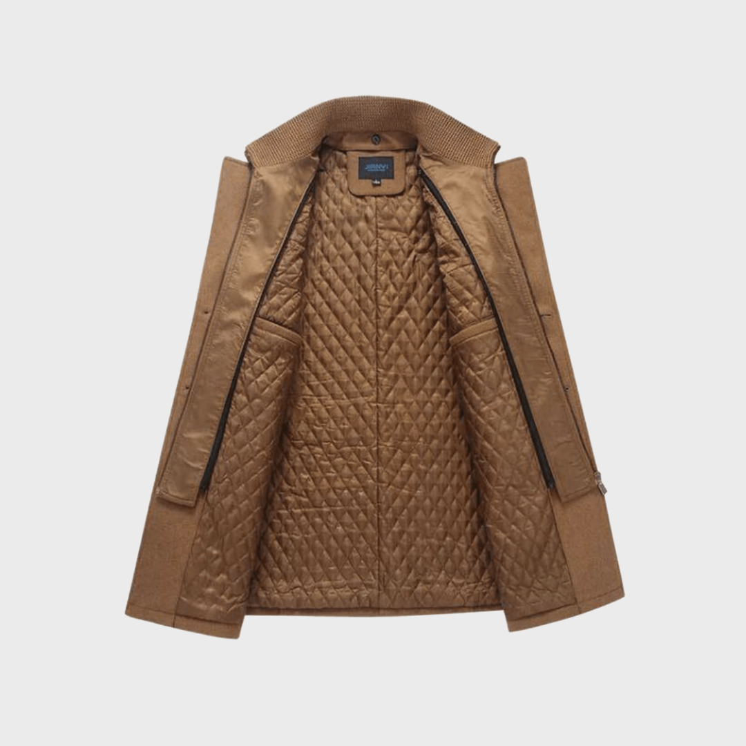 Andrzej | Cappotto classico in lana tipo peacoat