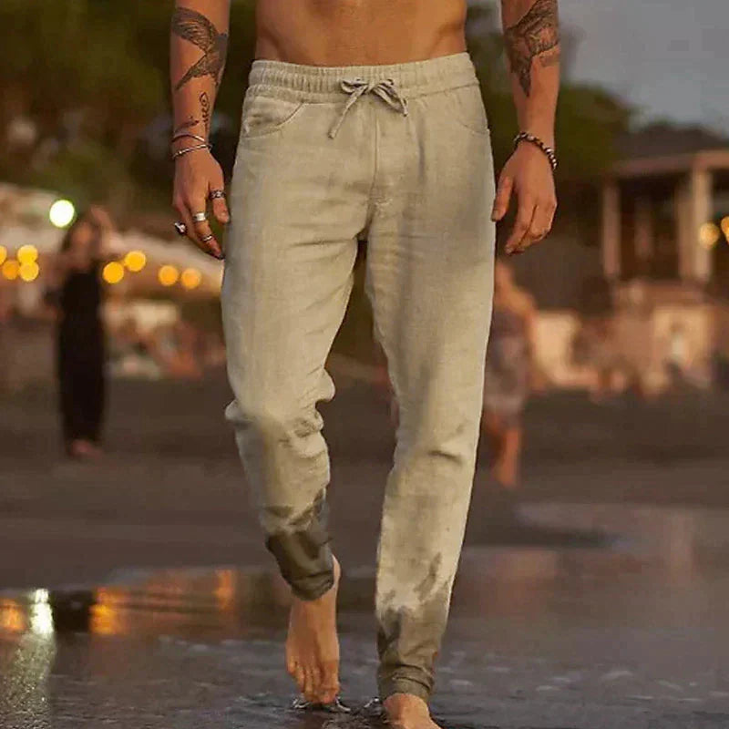 Mateo | Pantaloni da spiaggia in lino