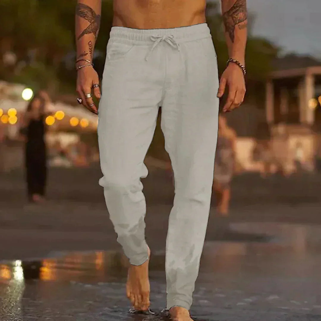 Mateo | Pantaloni da spiaggia in lino