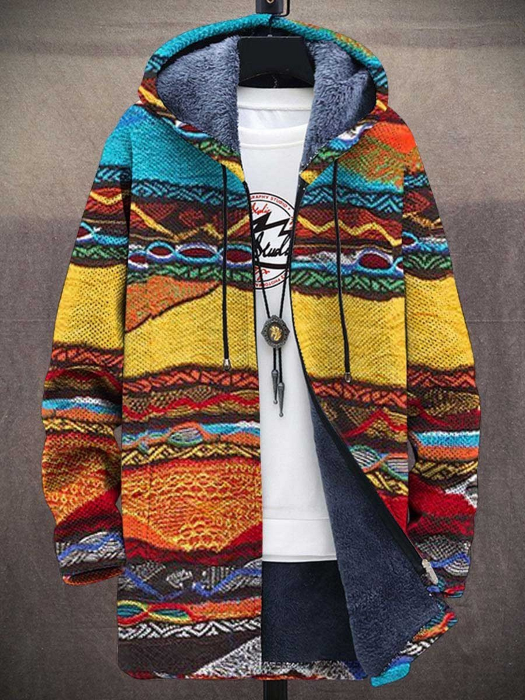Jindalee | Cardigan di lusso ispirato all'arte