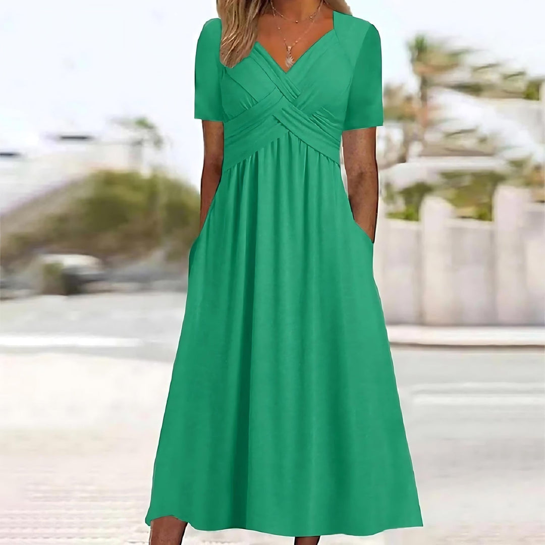 ISADORA | ELEGANTE ABITO MIDI A LINEA A