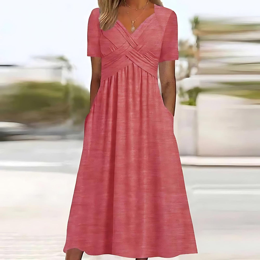 ISADORA | ELEGANTE ABITO MIDI A LINEA A
