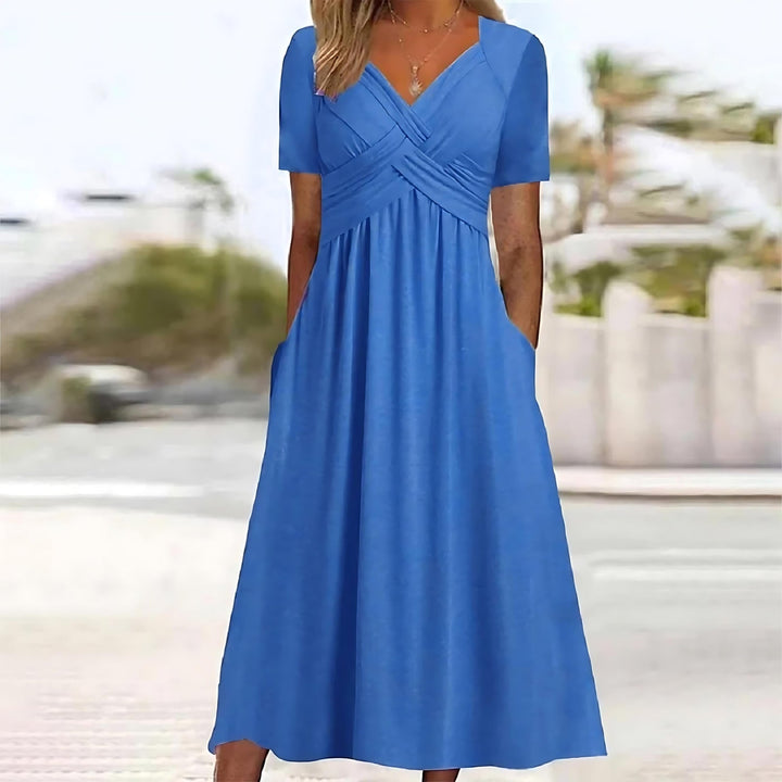 ISADORA | ELEGANTE ABITO MIDI A LINEA A
