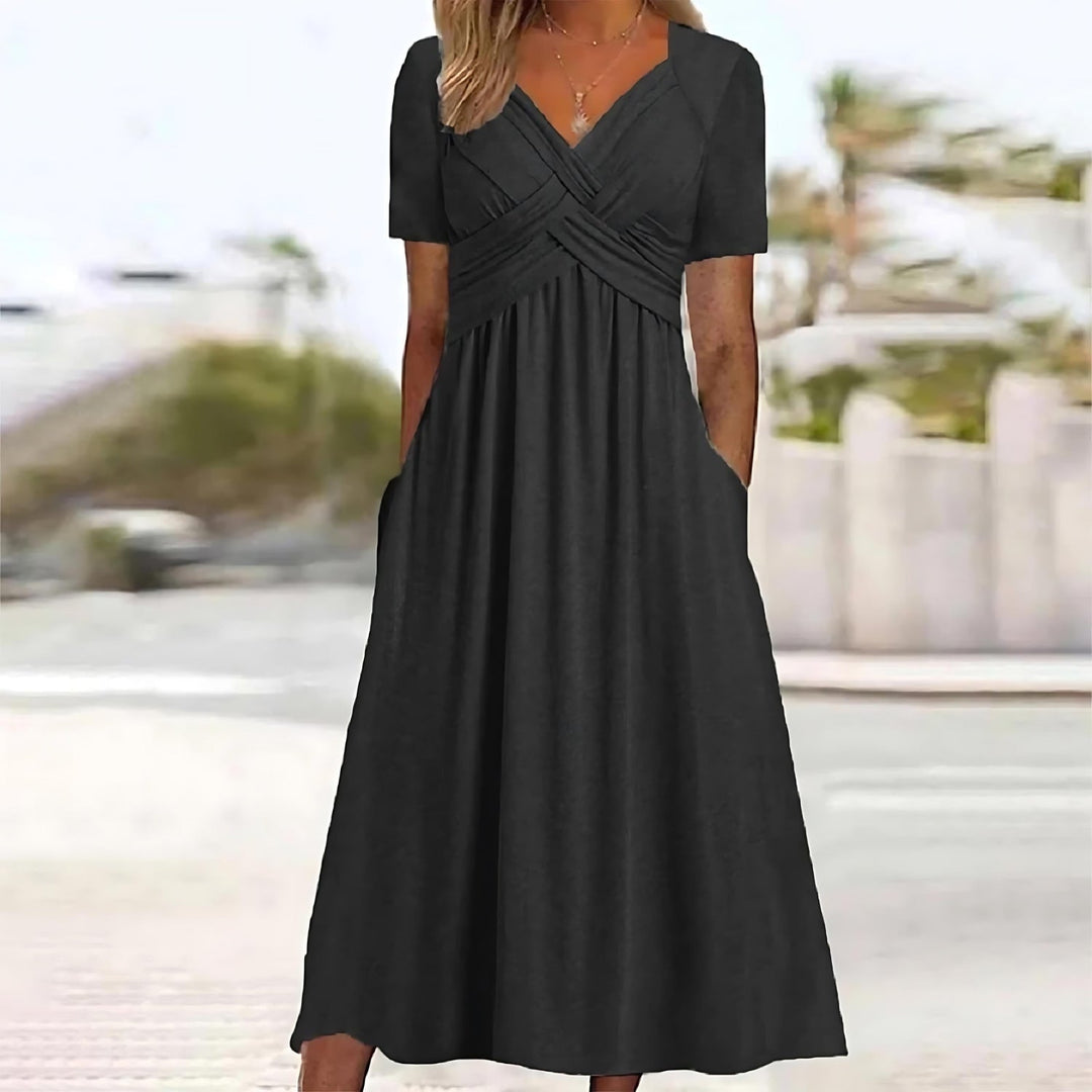 ISADORA | ELEGANTE ABITO MIDI A LINEA A