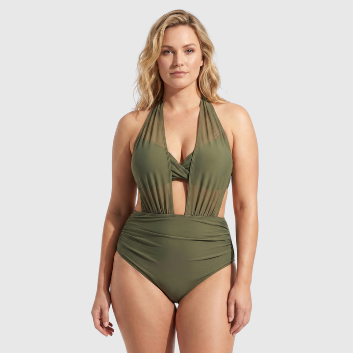 Sabine | Bikini 2 in 1 a vita alta con effetto snellente
