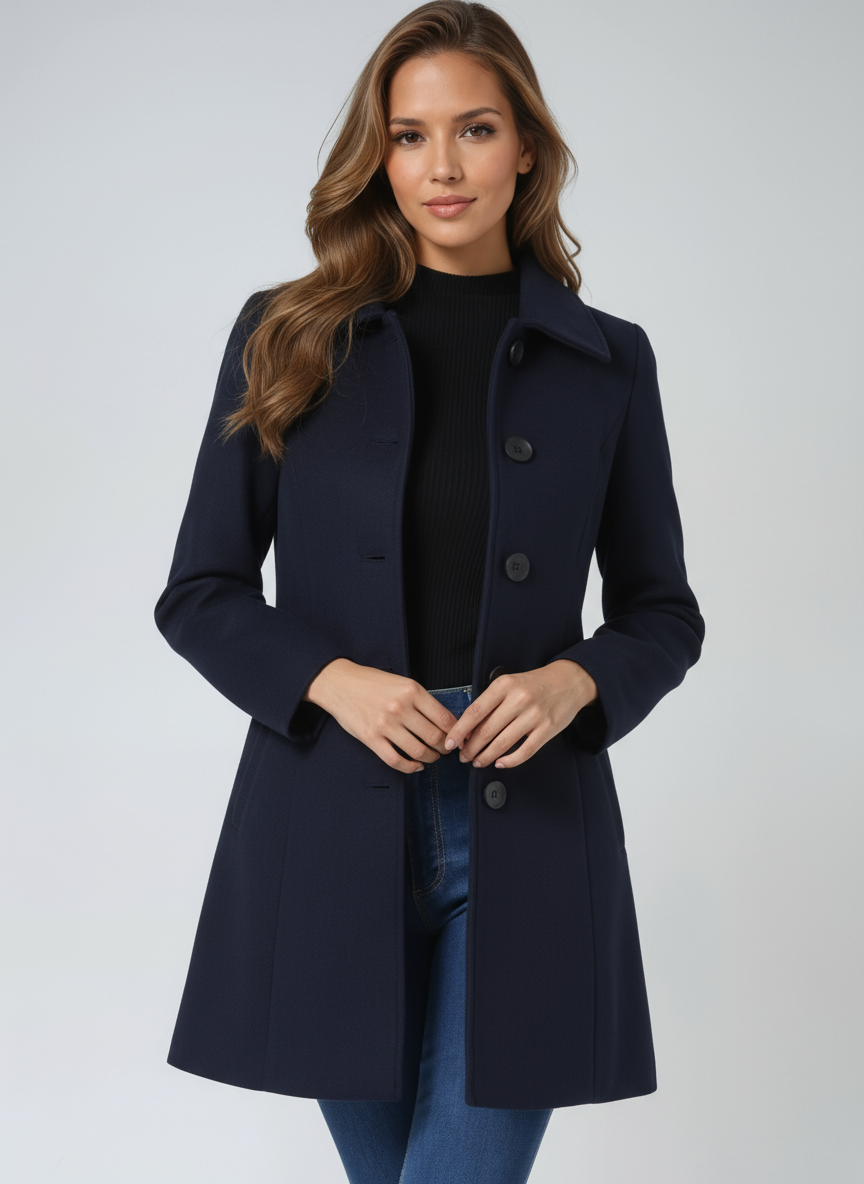 Josephine - Cappotto Invernale a Un Bottone