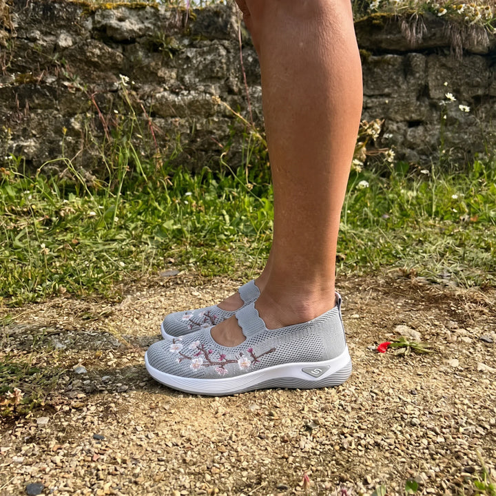ErgoFlora™ - Sneakers con motivi floreali e comfort ortopedico