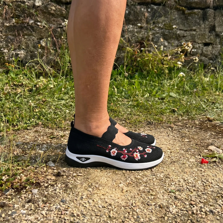 ErgoFlora™ - Sneakers con motivi floreali e comfort ortopedico