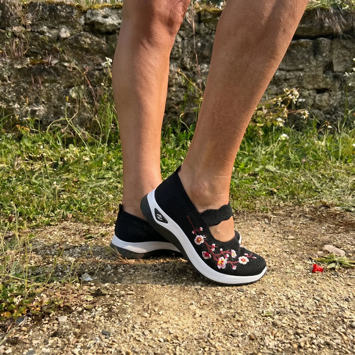 ErgoFlora™ - Sneakers con motivi floreali e comfort ortopedico