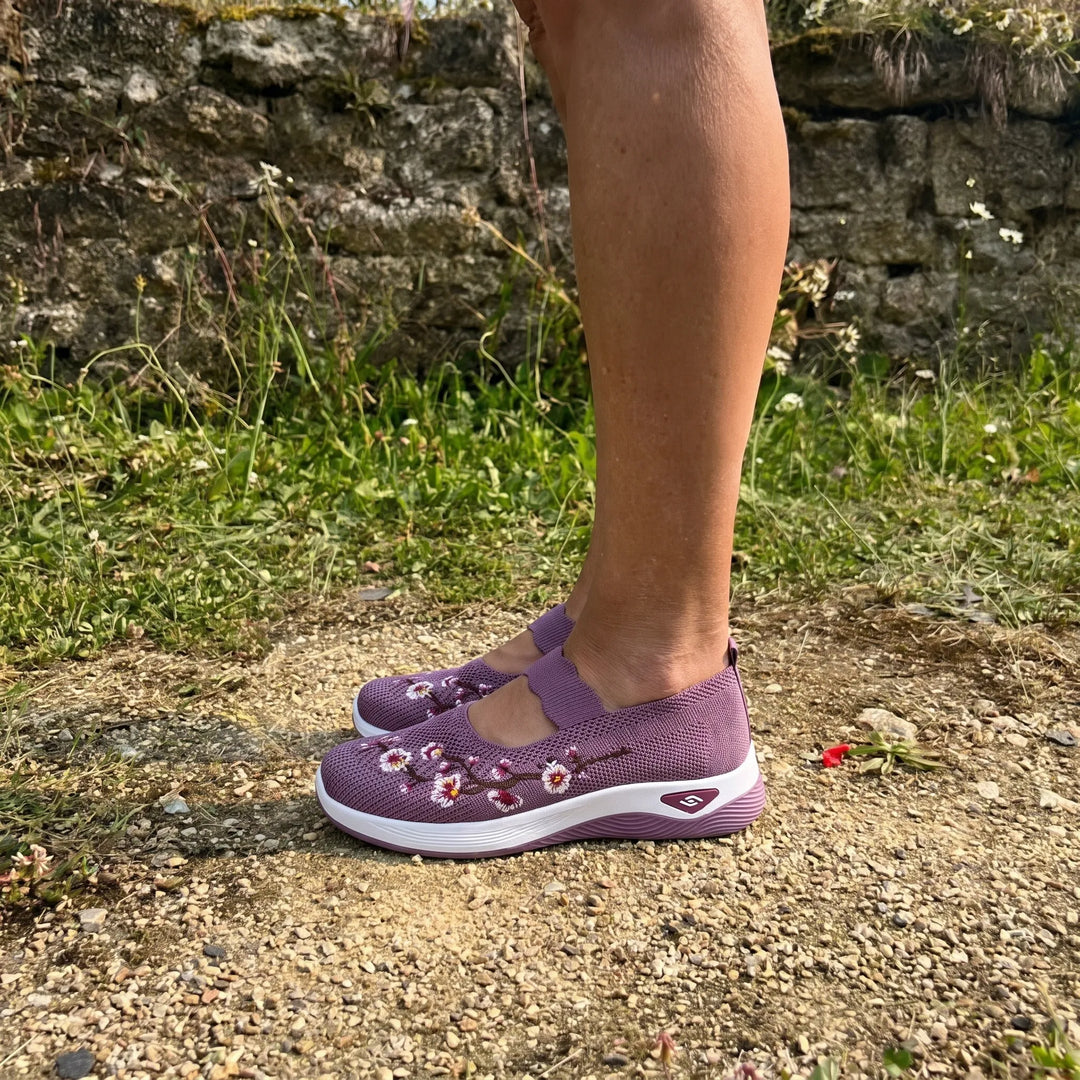 ErgoFlora™ - Sneakers con motivi floreali e comfort ortopedico