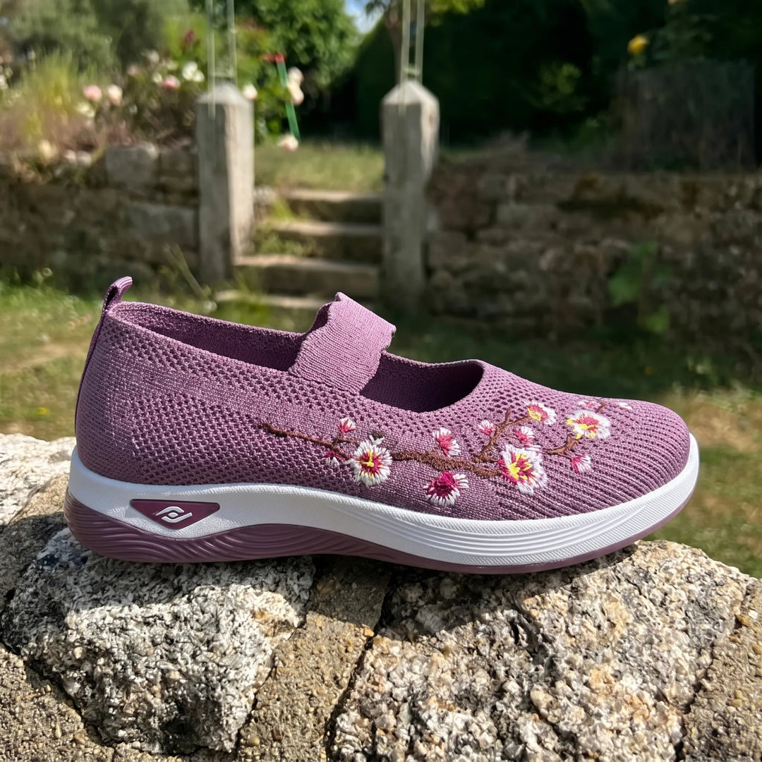 ErgoFlora™ - Sneakers con motivi floreali e comfort ortopedico