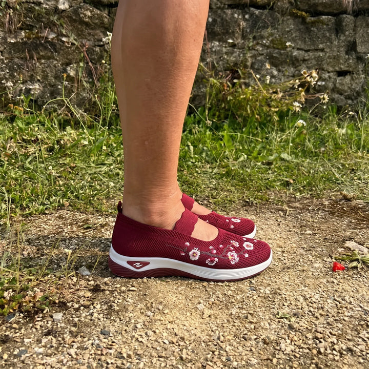 ErgoFlora™ - Sneakers con motivi floreali e comfort ortopedico
