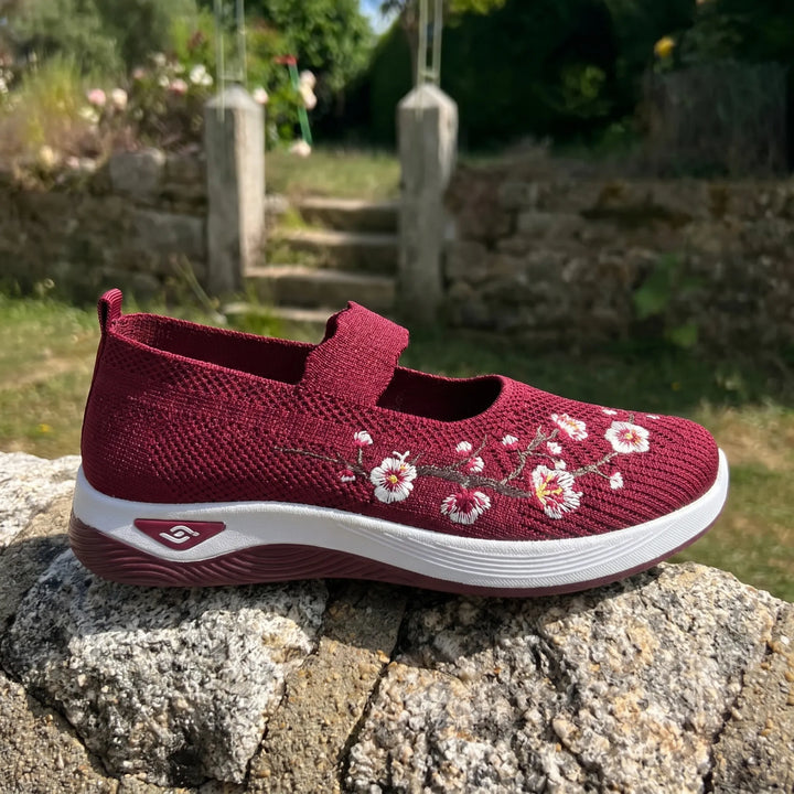 ErgoFlora™ - Sneakers con motivi floreali e comfort ortopedico