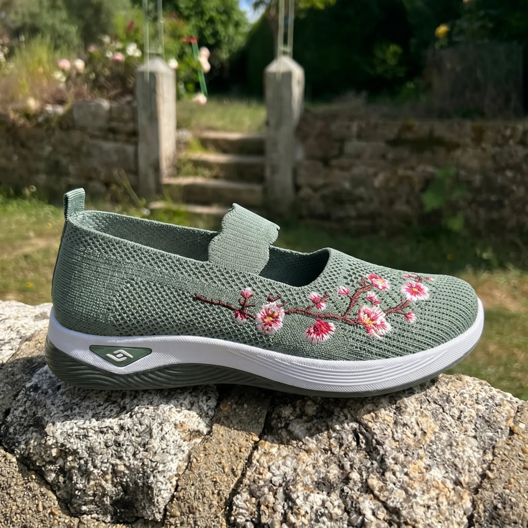 ErgoFlora™ - Sneakers con motivi floreali e comfort ortopedico