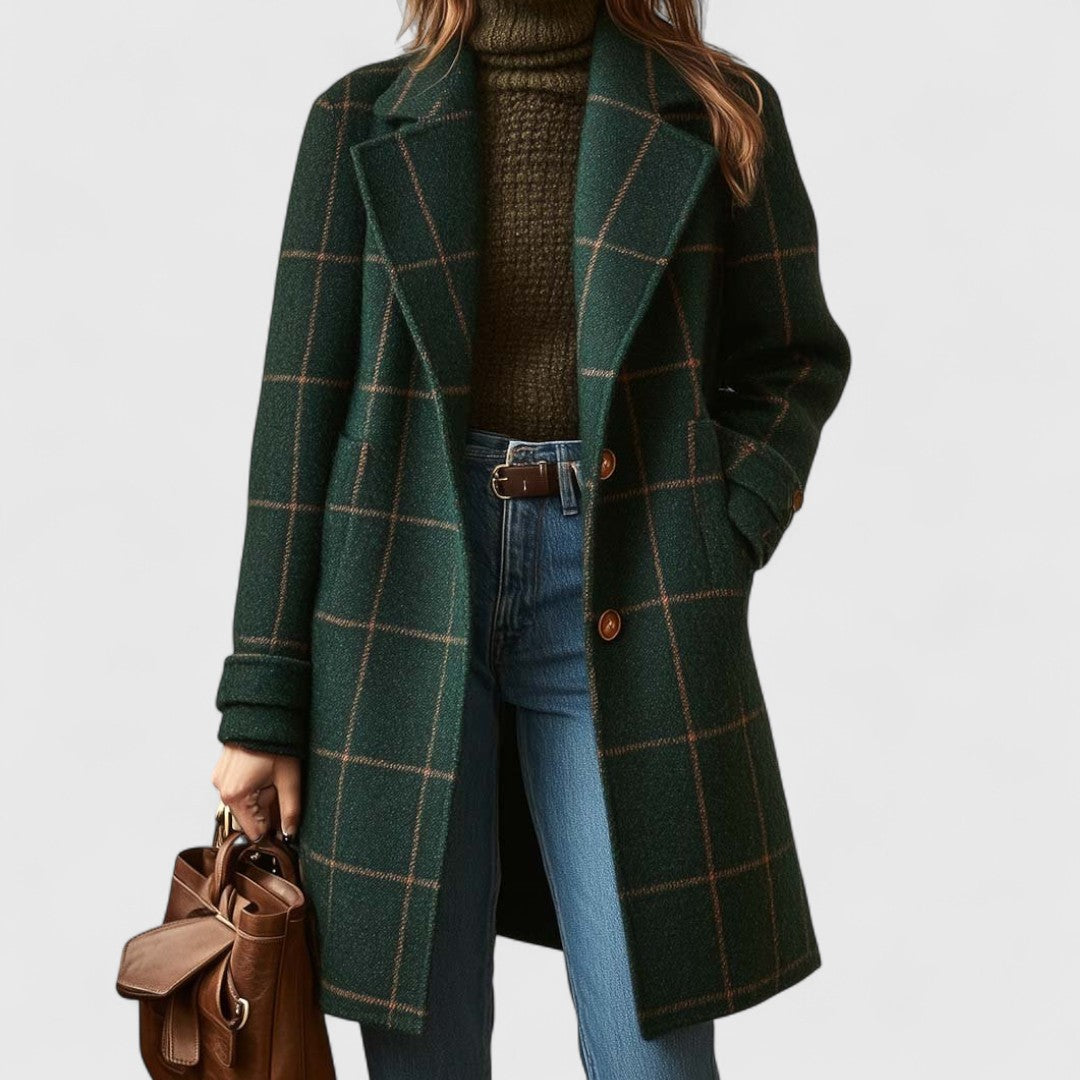 Sally – Cappotto a Quadri Classico