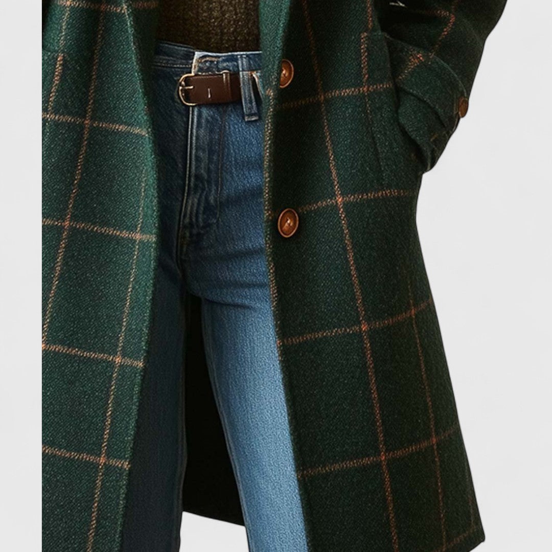 Sally – Cappotto a Quadri Classico
